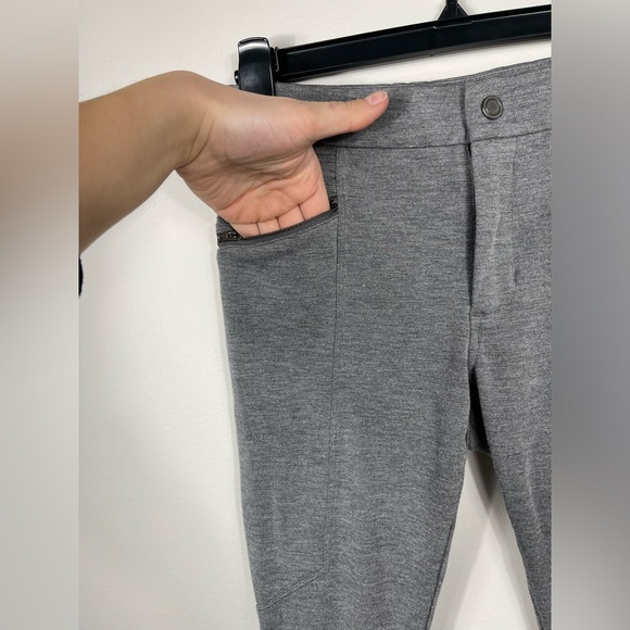 Athleta Ponte Moto 2.0 Skinny Ankle Mid Rise Grey Pants Women's Size 2 - Picture 11 of 16